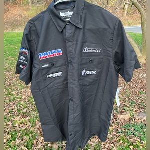 NWT Button Up Mechanic Shirt